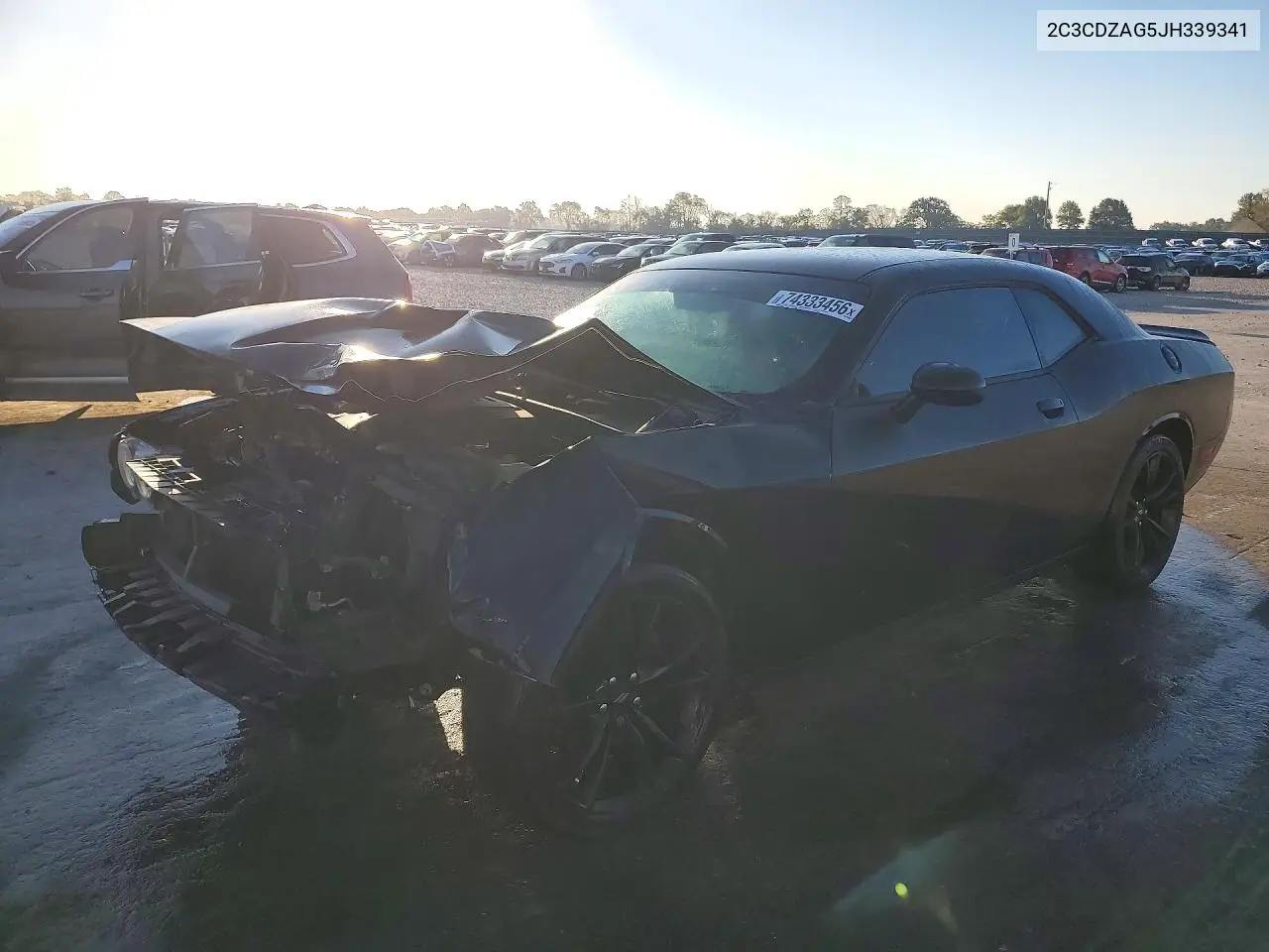 DODGE CHALLENGER 2018, VIN 2C3CDZAG5JH339341