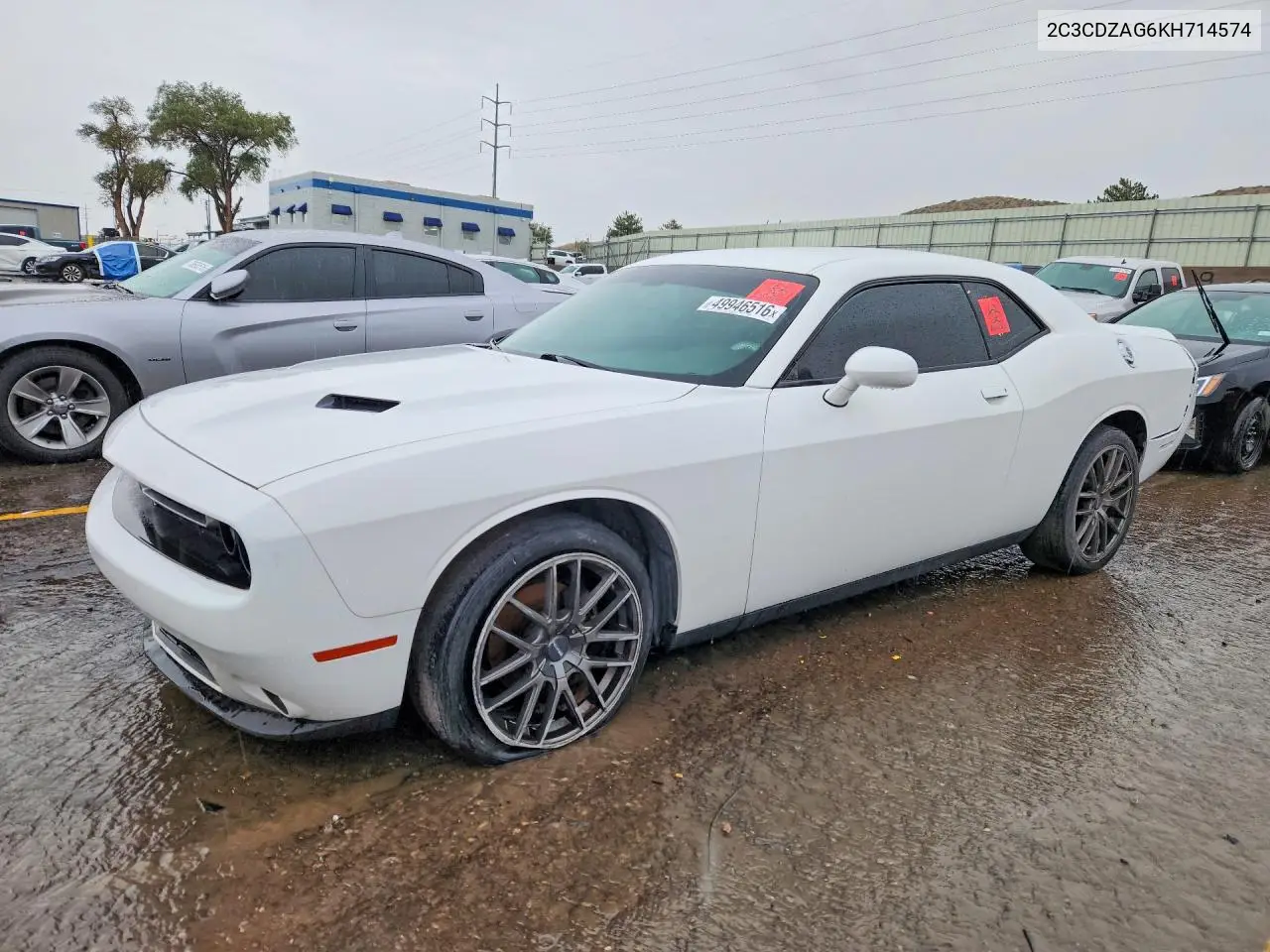 DODGE CHALLENGER 2019, VIN 2C3CDZAG6KH714574