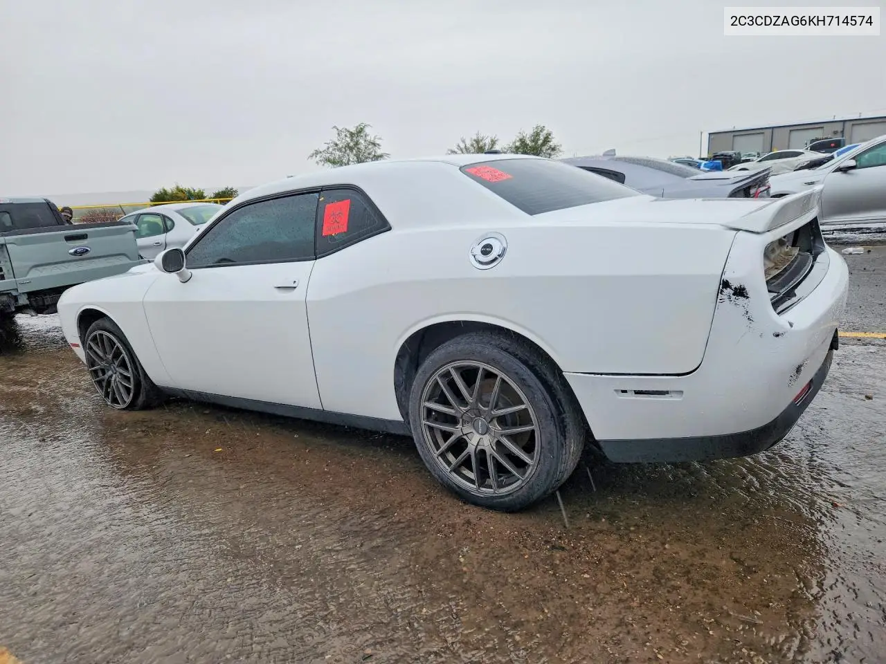 2019 DODGE CHALLENGER VIN 2C3CDZAG6KH714574 — фото 2