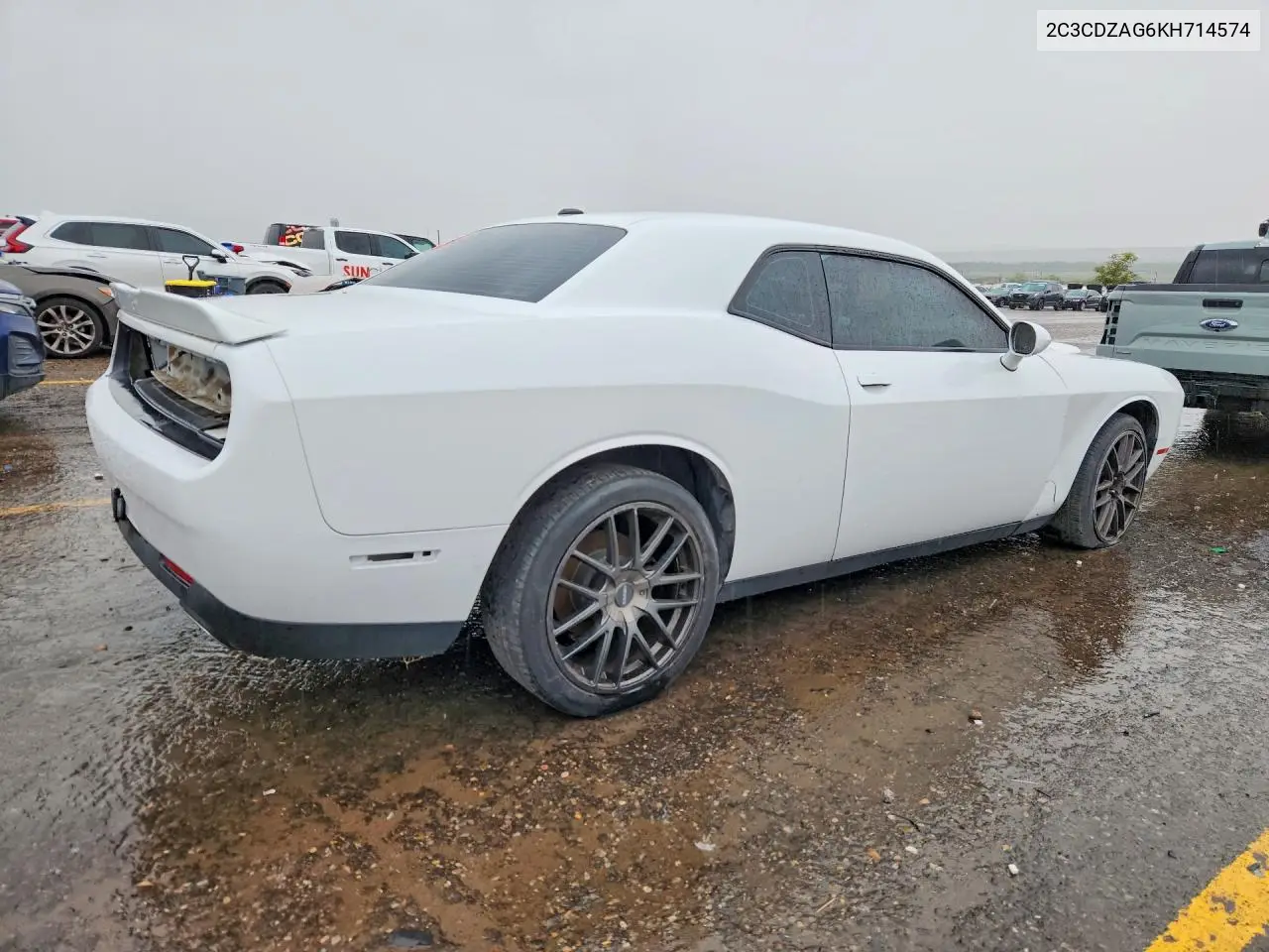 2019 DODGE CHALLENGER VIN 2C3CDZAG6KH714574 — фото 3
