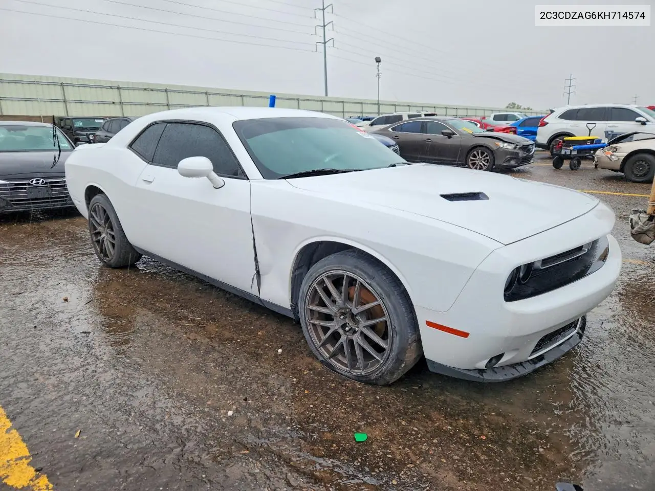 2019 DODGE CHALLENGER VIN 2C3CDZAG6KH714574 — фото 4