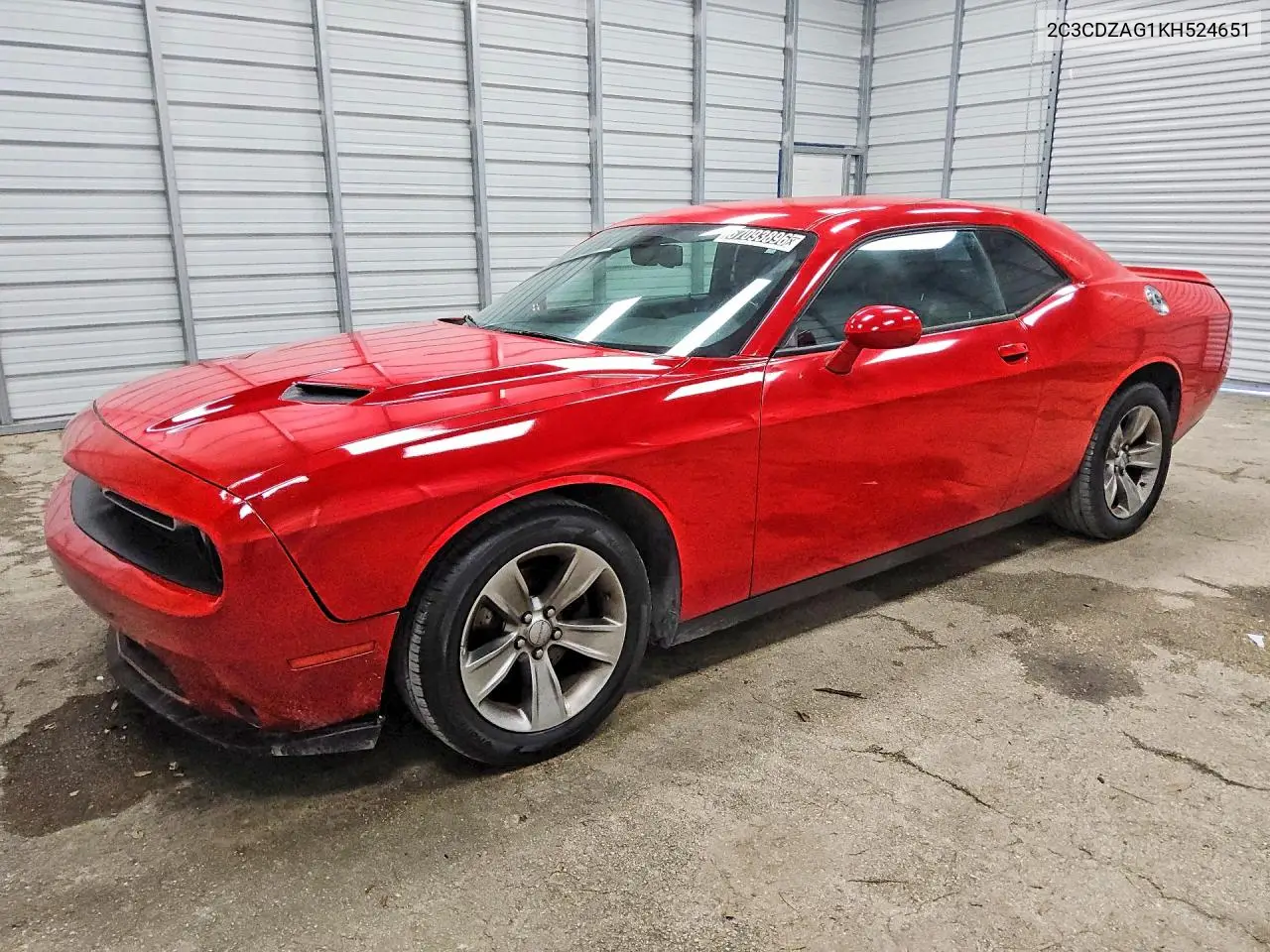 DODGE CHALLENGER 2019, VIN 2C3CDZAG1KH524651