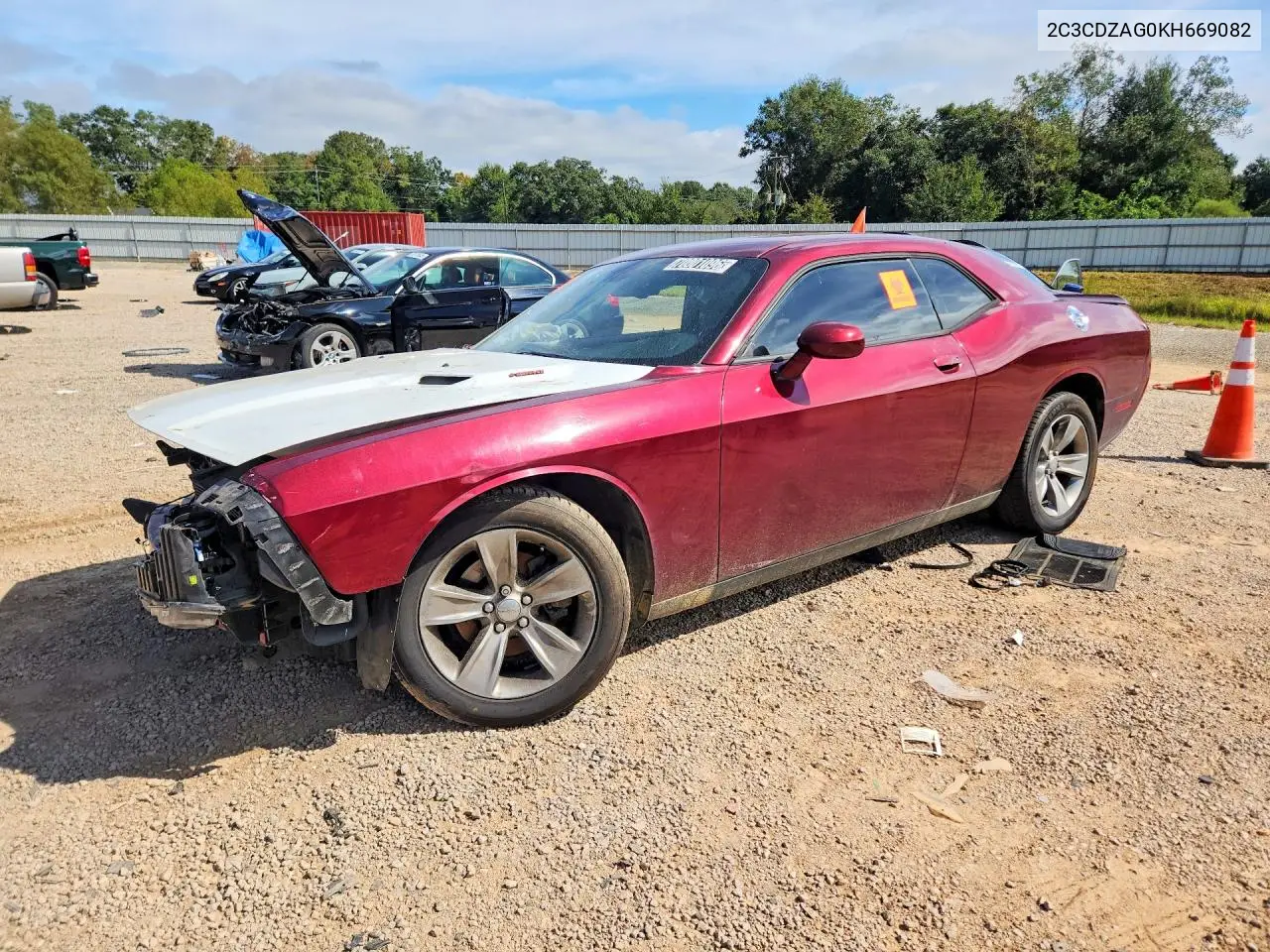 DODGE CHALLENGER 2019, VIN 2C3CDZAG0KH669082
