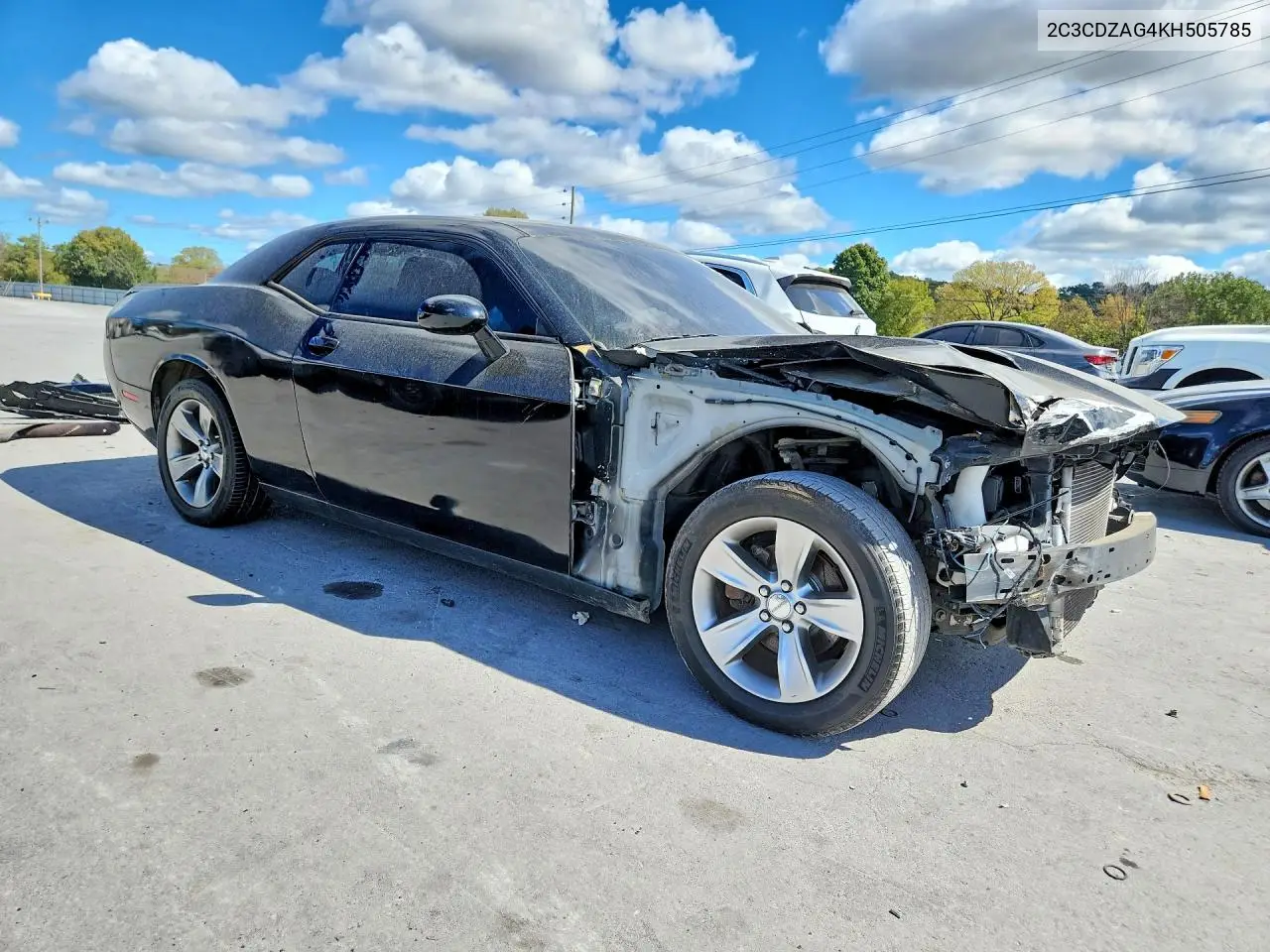 2019 DODGE CHALLENGER VIN 2C3CDZAG4KH505785 — фото 4