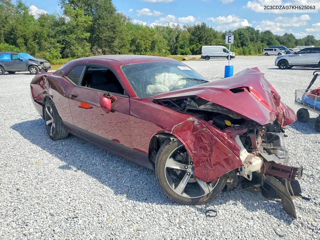 2019 DODGE CHALLENGER VIN 2C3CDZAG7KH625063 — фото 4
