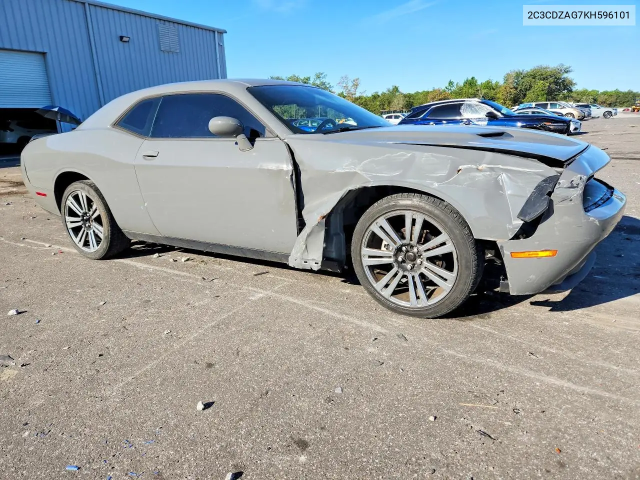 2019 DODGE CHALLENGER VIN 2C3CDZAG7KH596101 — фото 4