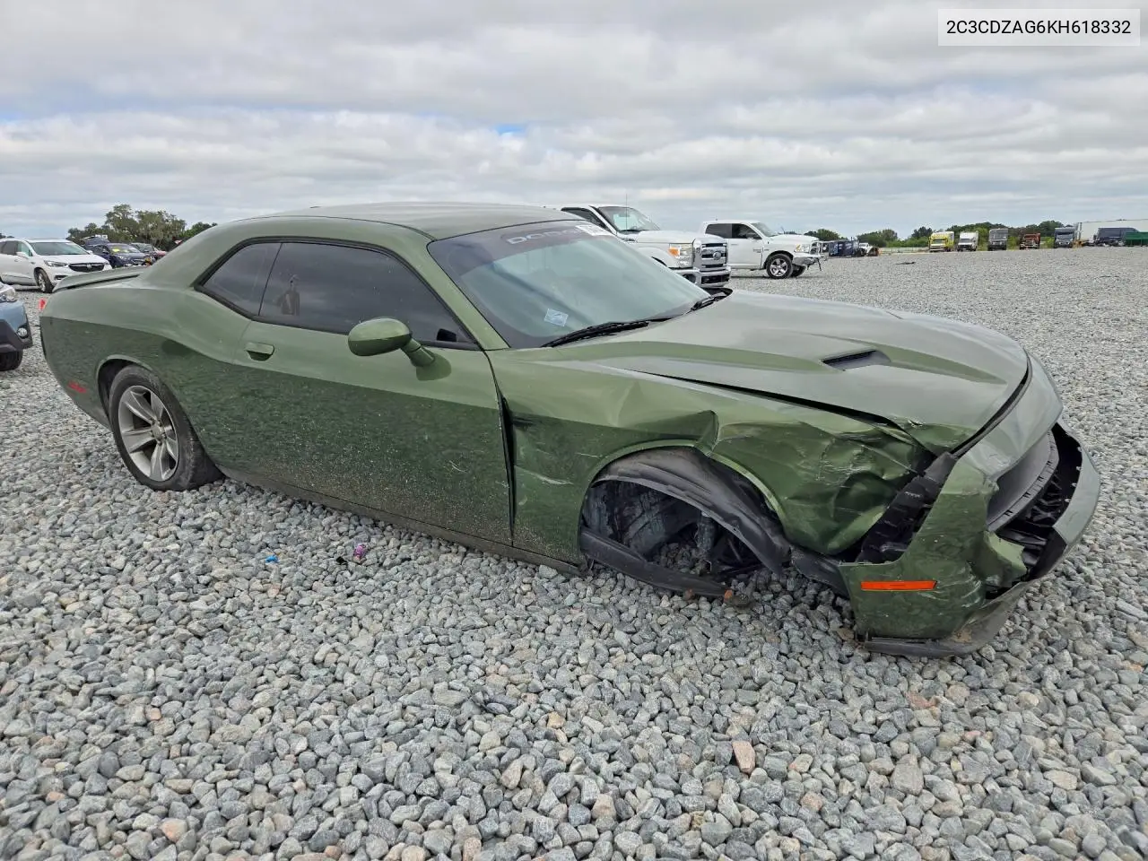 2019 DODGE CHALLENGER VIN 2C3CDZAG6KH618332 — фото 4