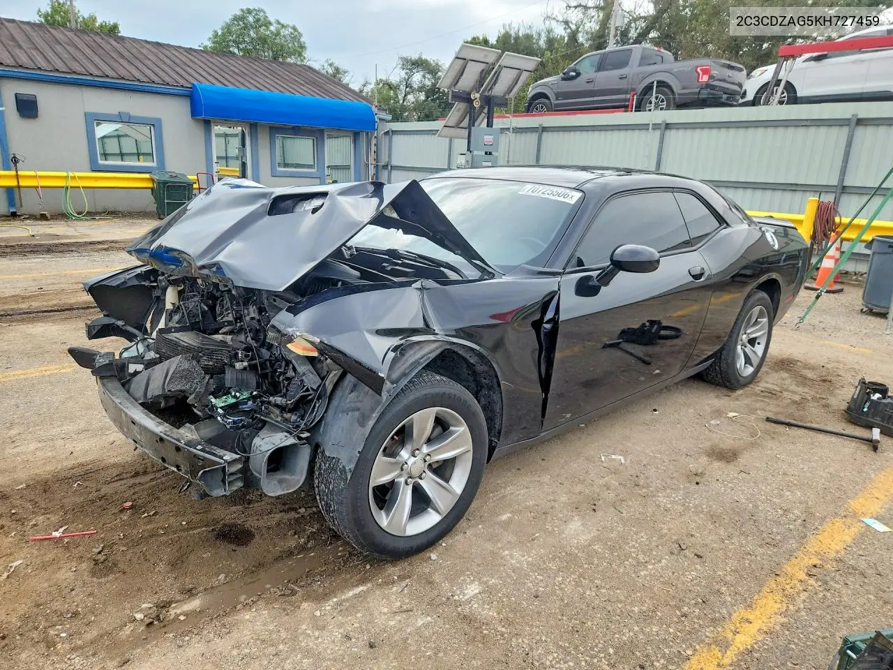 2019 DODGE CHALLENGER VIN 2C3CDZAG5KH727459 — фото 2