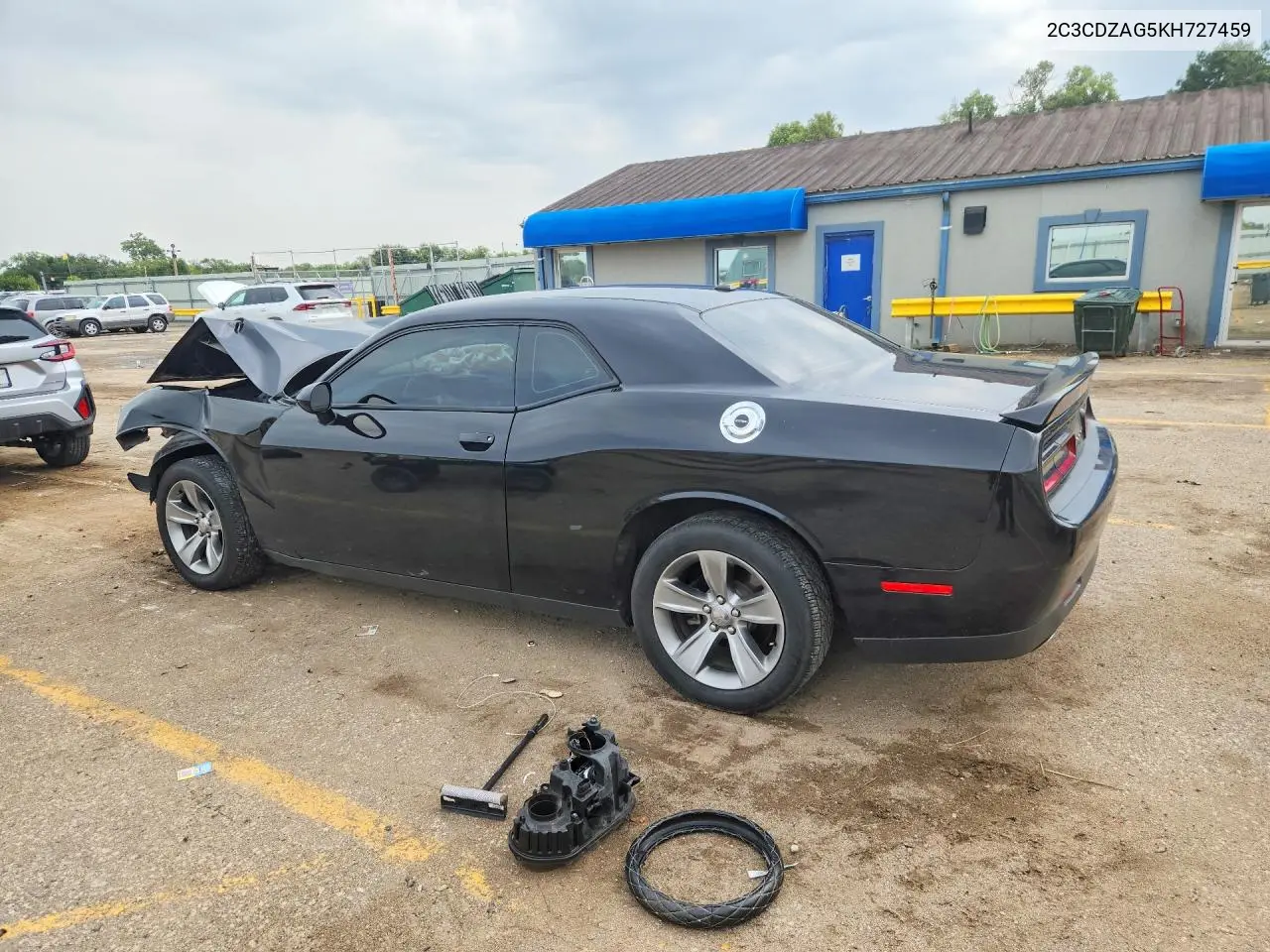 2019 DODGE CHALLENGER VIN 2C3CDZAG5KH727459 — фото 3
