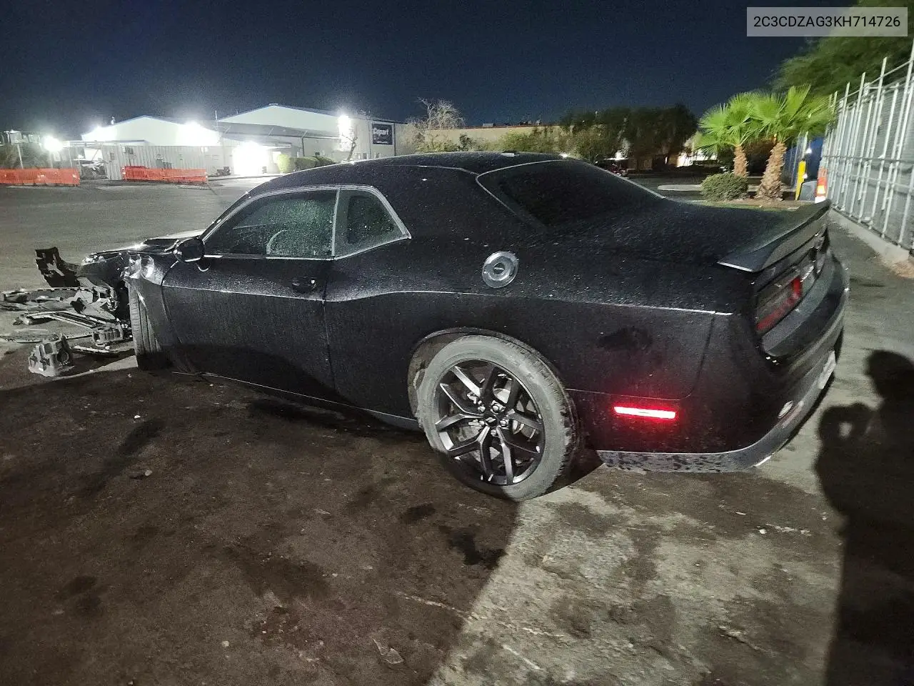 2019 DODGE CHALLENGER VIN 2C3CDZAG3KH714726 — фото 2