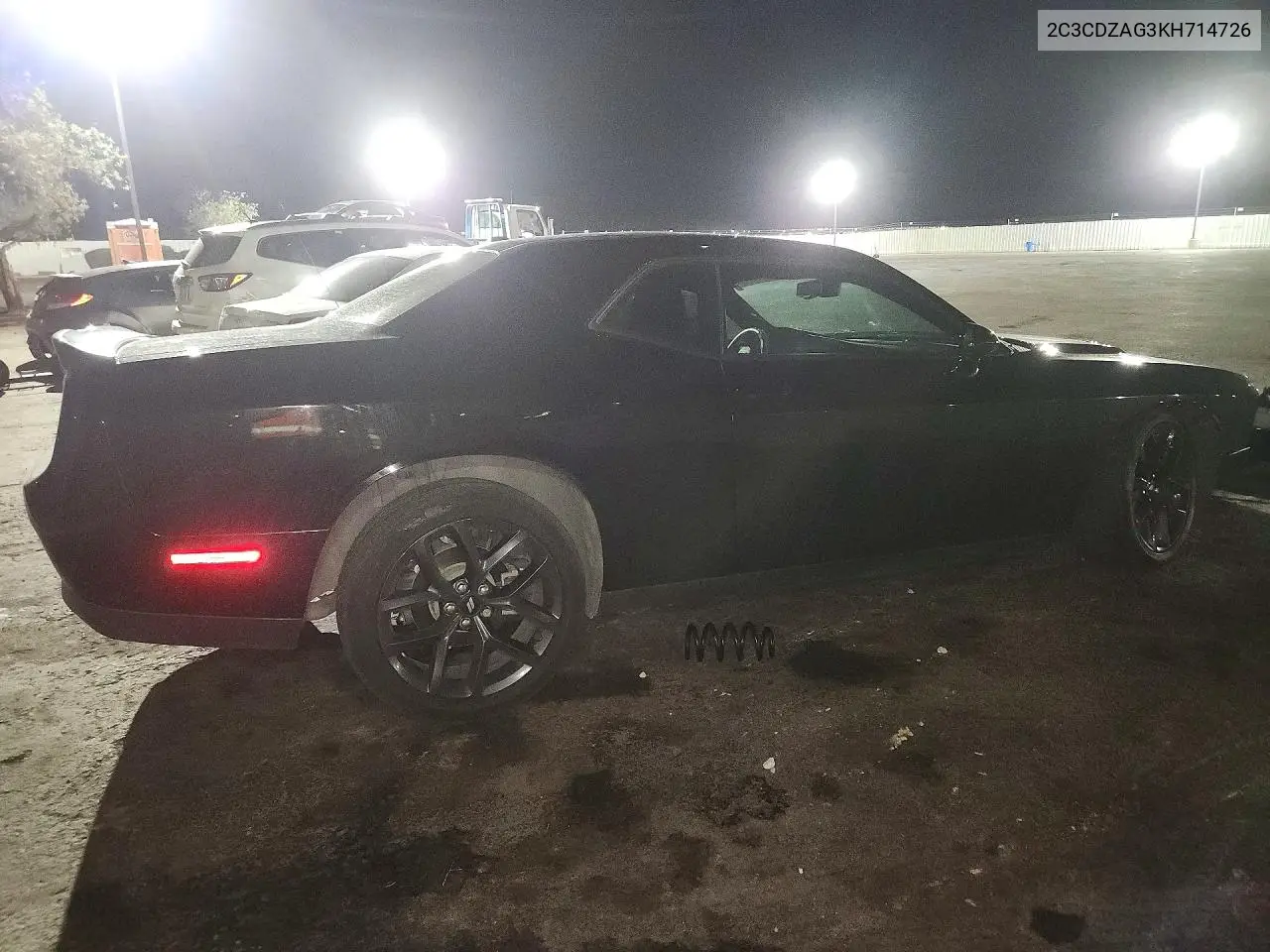 2019 DODGE CHALLENGER VIN 2C3CDZAG3KH714726 — фото 3