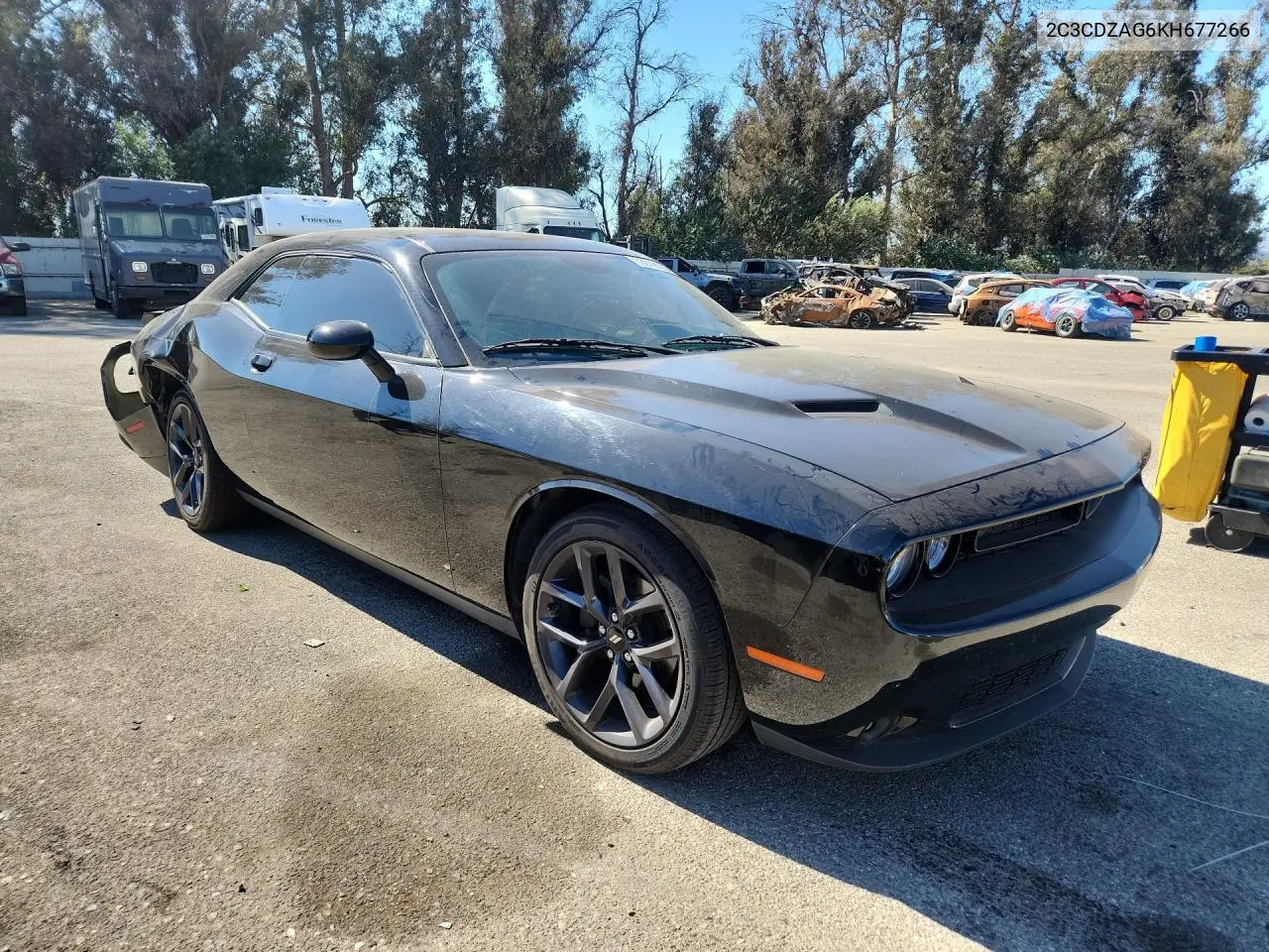 2019 DODGE CHALLENGER VIN 2C3CDZAG6KH677266 — фото 4