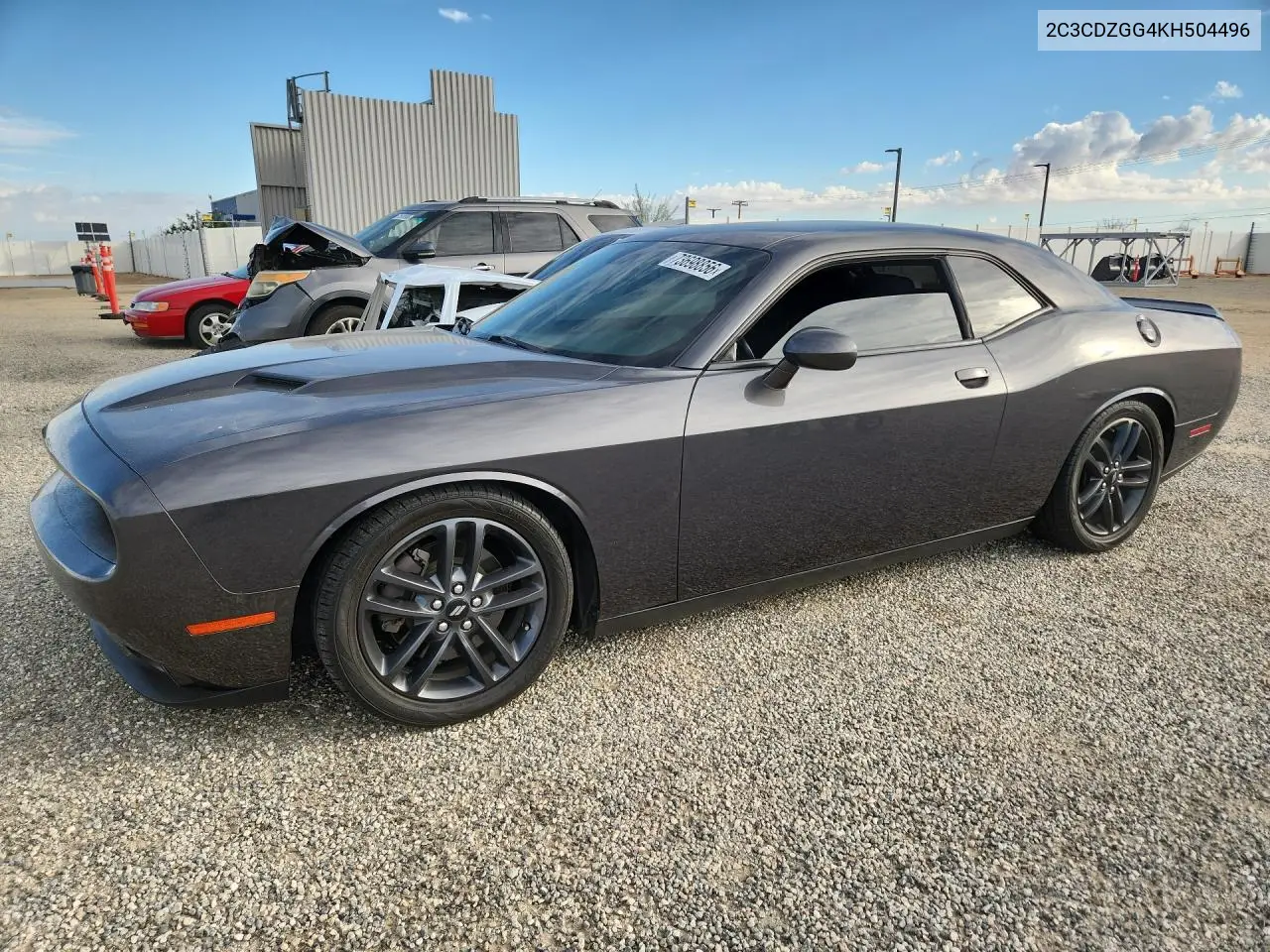 DODGE CHALLENGER 2019, VIN 2C3CDZGG4KH504496