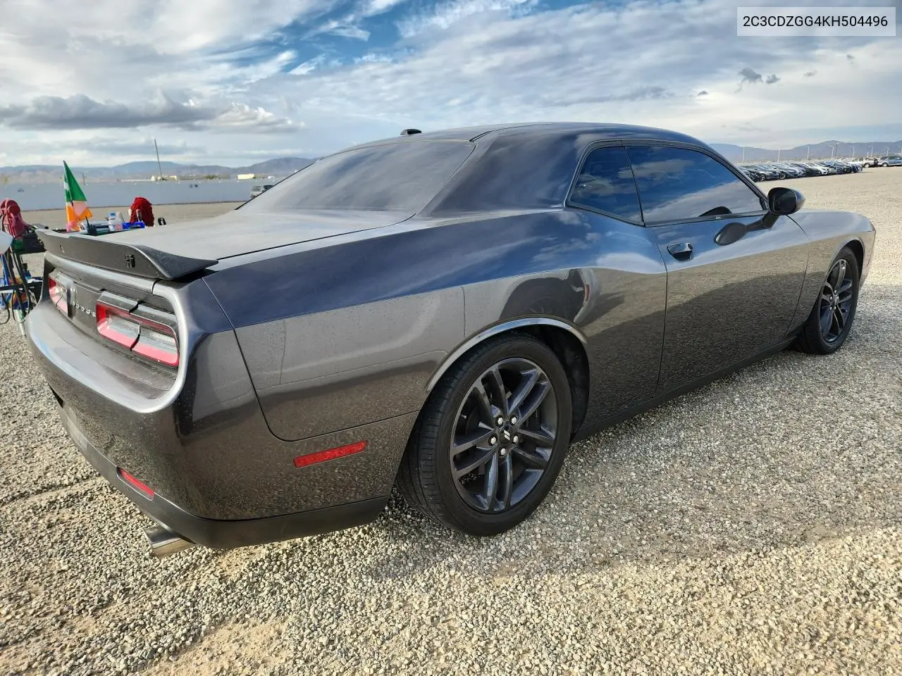 2019 DODGE CHALLENGER VIN 2C3CDZGG4KH504496 — фото 3