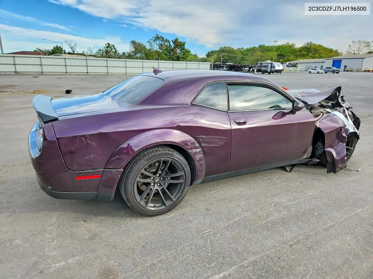 2020 DODGE CHALLENGER VIN 2C3CDZFJ7LH196500 — фото 3