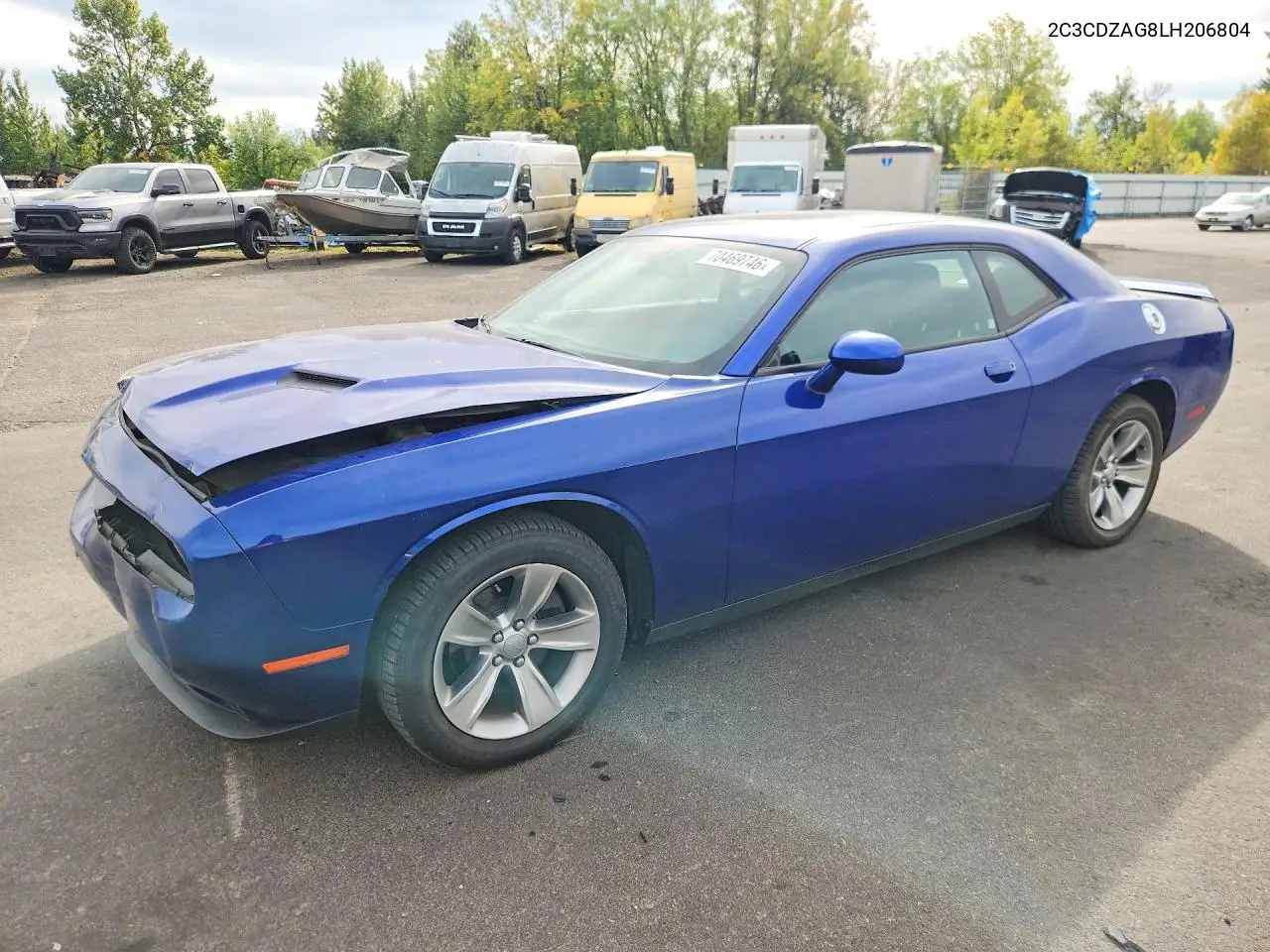 DODGE CHALLENGER 2020, VIN 2C3CDZAG8LH206804
