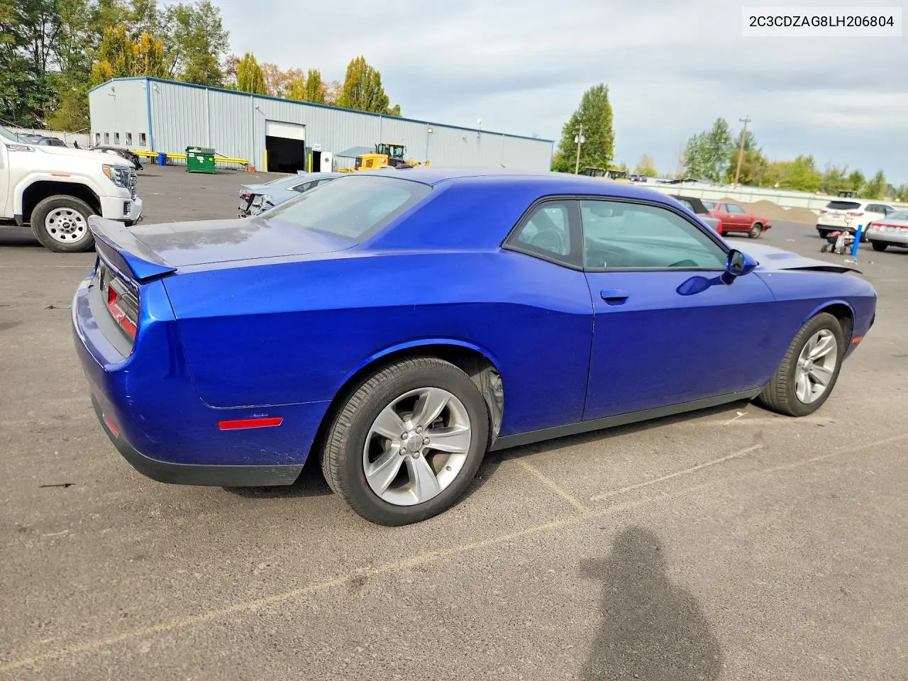 2020 DODGE CHALLENGER VIN 2C3CDZAG8LH206804 — фото 3