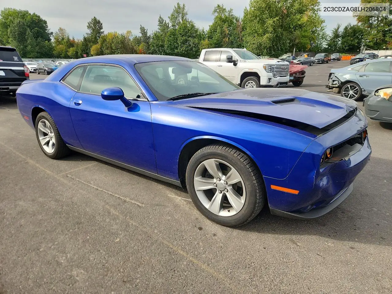 2020 DODGE CHALLENGER VIN 2C3CDZAG8LH206804 — фото 4