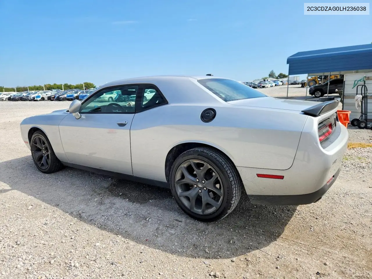 2020 DODGE CHALLENGER VIN 2C3CDZAG0LH236038 — фото 2