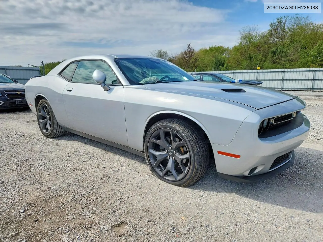 2020 DODGE CHALLENGER VIN 2C3CDZAG0LH236038 — фото 4