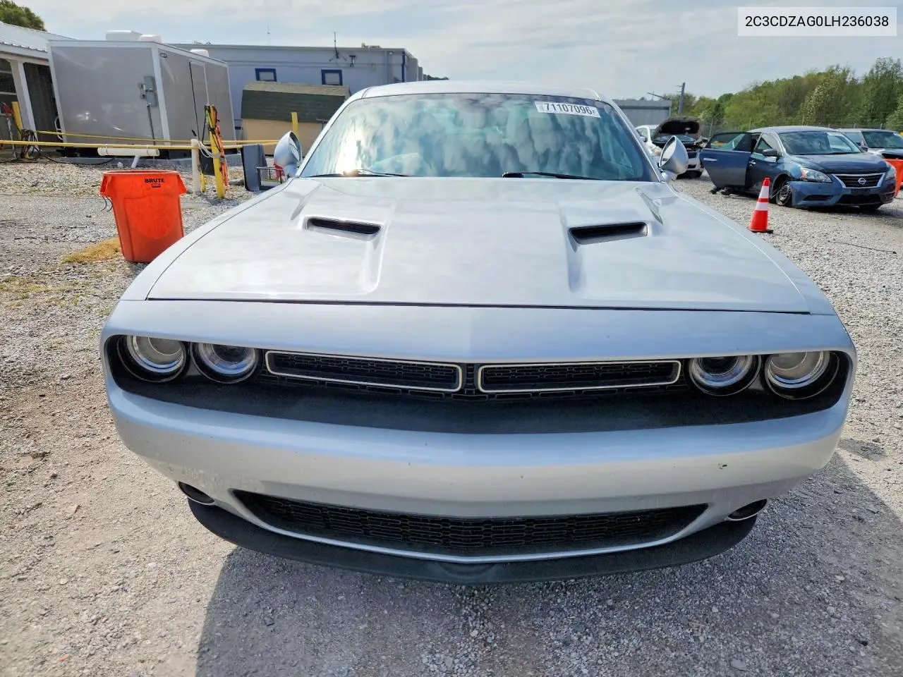 2020 DODGE CHALLENGER VIN 2C3CDZAG0LH236038 — фото 5