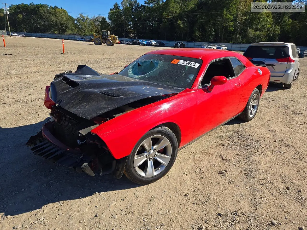 DODGE CHALLENGER 2020, VIN 2C3CDZAG5LH222359