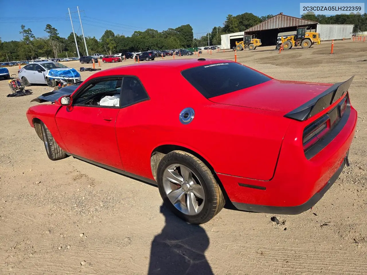 2020 DODGE CHALLENGER VIN 2C3CDZAG5LH222359 — фото 2