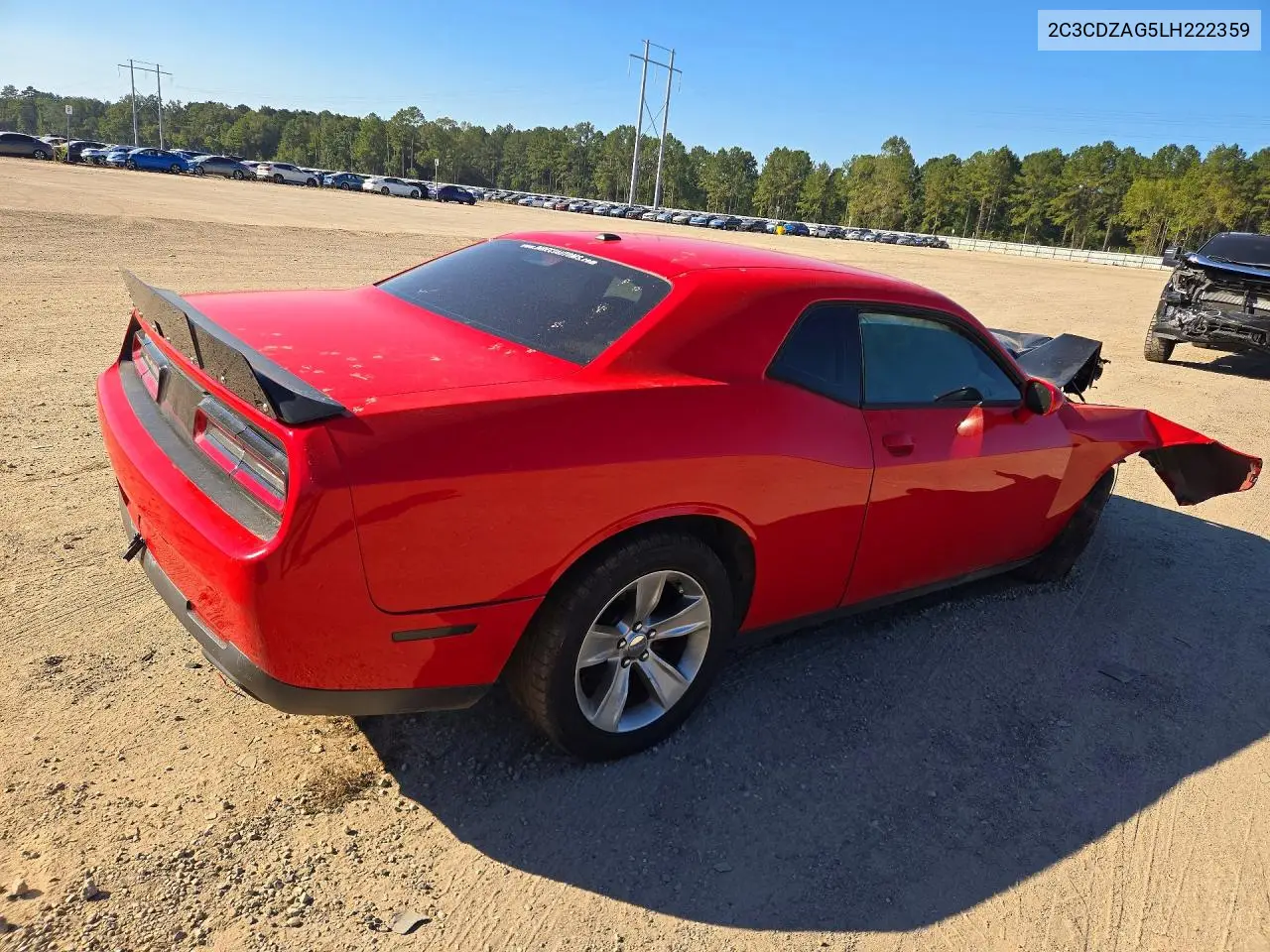 2020 DODGE CHALLENGER VIN 2C3CDZAG5LH222359 — фото 3