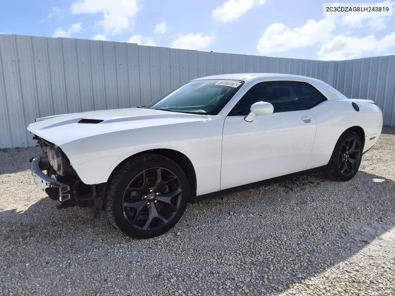 DODGE CHALLENGER 2020, VIN 2C3CDZAG8LH243819