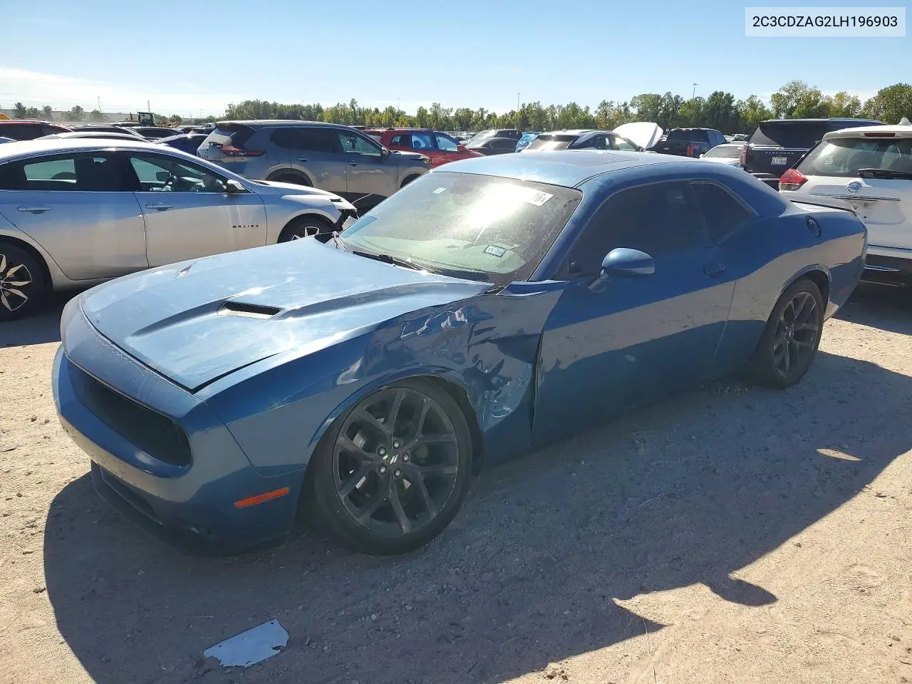 2020 DODGE CHALLENGER VIN 2C3CDZAG2LH196903 — фото 2