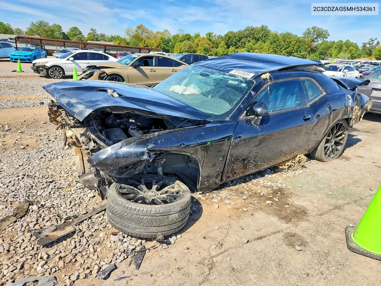 DODGE CHALLENGER 2021, VIN 2C3CDZAG5MH534361