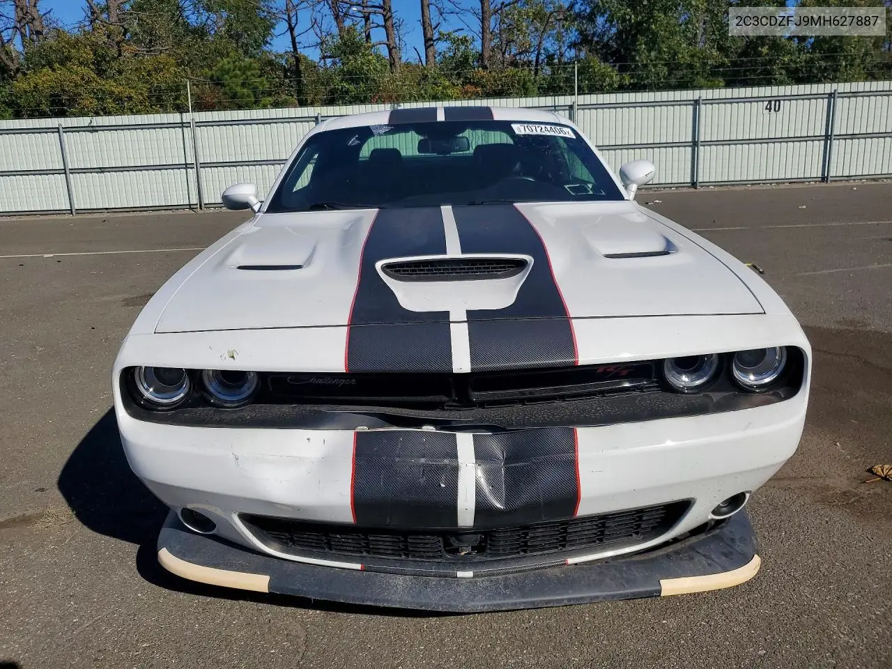 2021 DODGE CHALLENGER VIN 2C3CDZFJ9MH627887 — фото 5