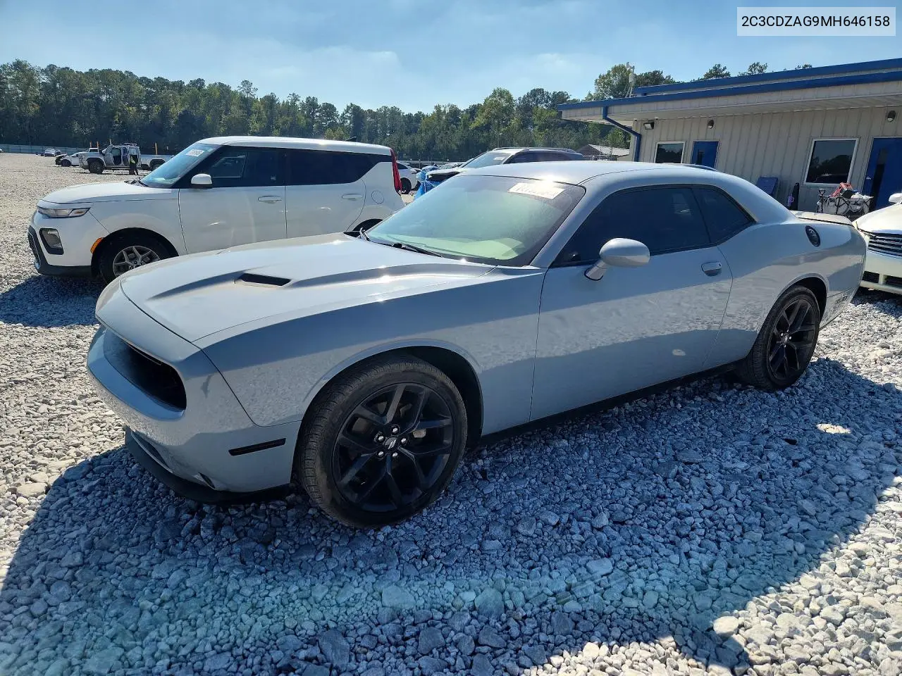 DODGE CHALLENGER 2021, VIN 2C3CDZAG9MH646158