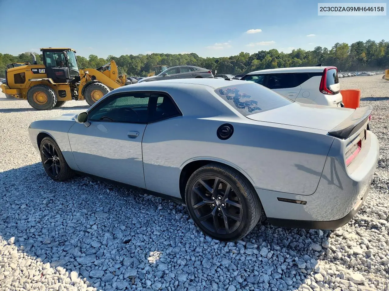 2021 DODGE CHALLENGER VIN 2C3CDZAG9MH646158 — фото 2