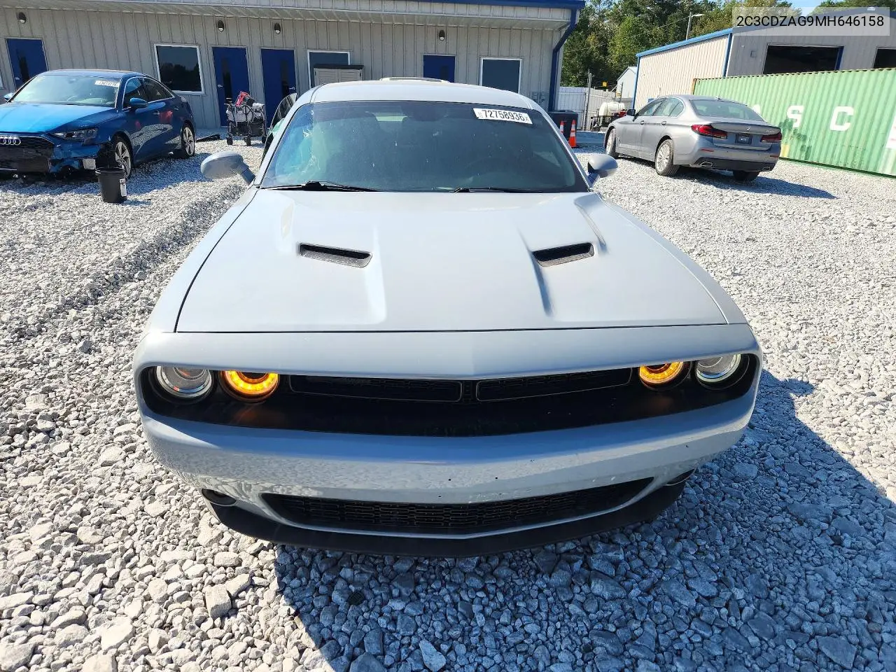 2021 DODGE CHALLENGER VIN 2C3CDZAG9MH646158 — фото 5
