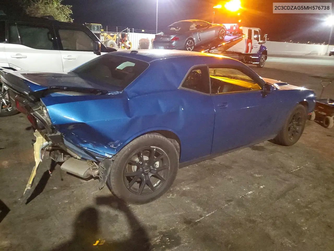 2021 DODGE CHALLENGER VIN 2C3CDZAG5MH576738 — фото 3