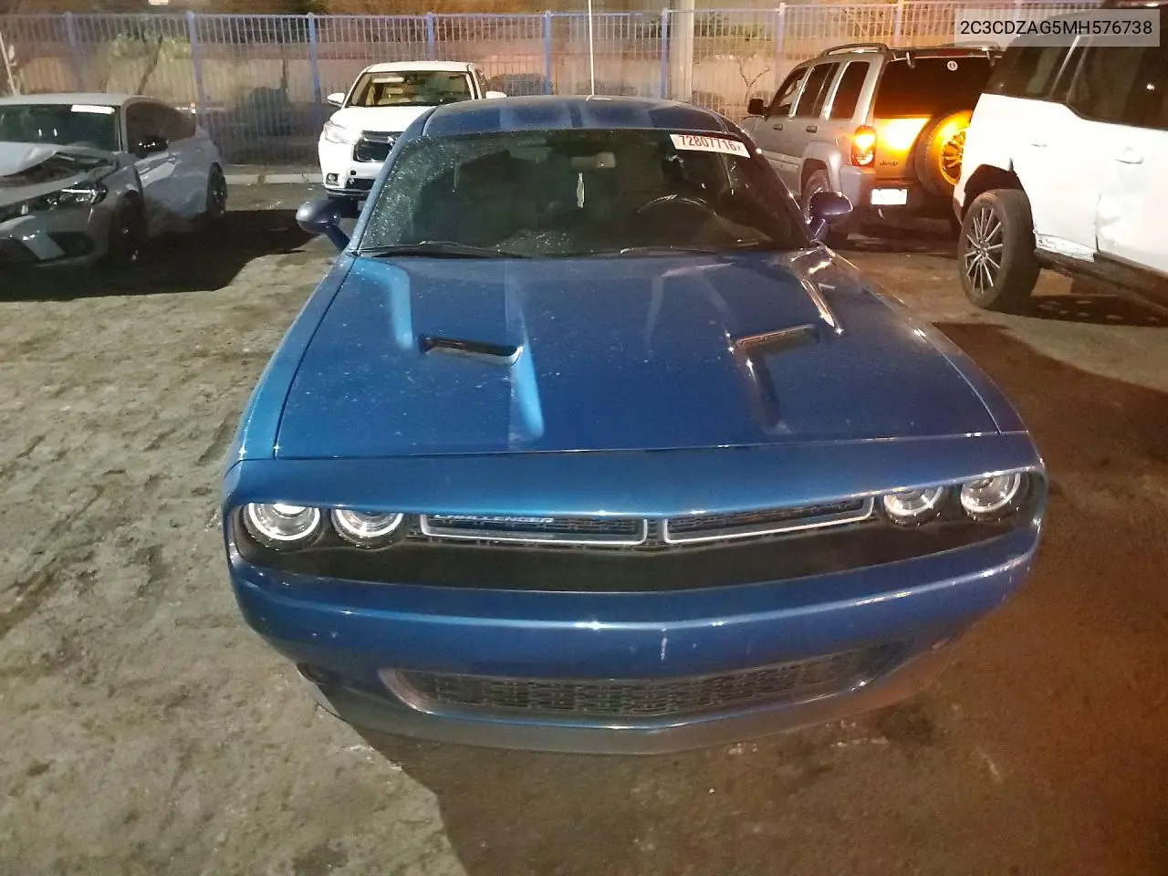 2021 DODGE CHALLENGER VIN 2C3CDZAG5MH576738 — фото 5