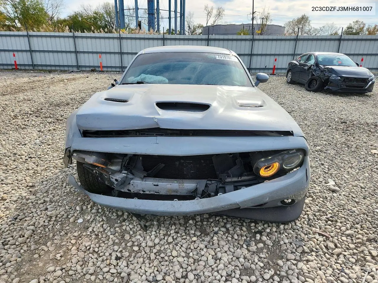2021 DODGE CHALLENGER VIN 2C3CDZFJ3MH681007 — фото 5