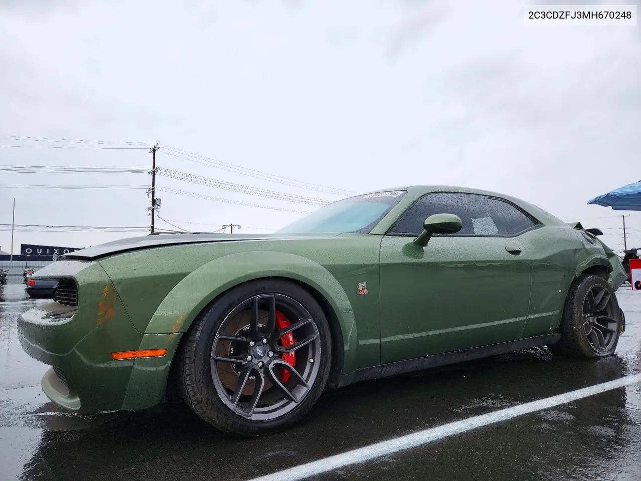 DODGE CHALLENGER 2021, VIN 2C3CDZFJ3MH670248
