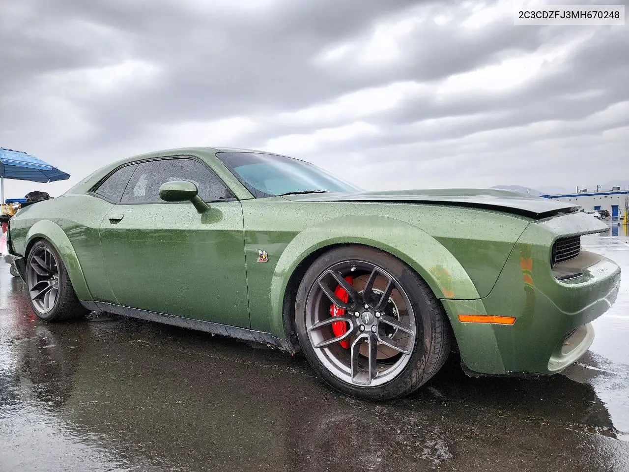 2021 DODGE CHALLENGER VIN 2C3CDZFJ3MH670248 — фото 4
