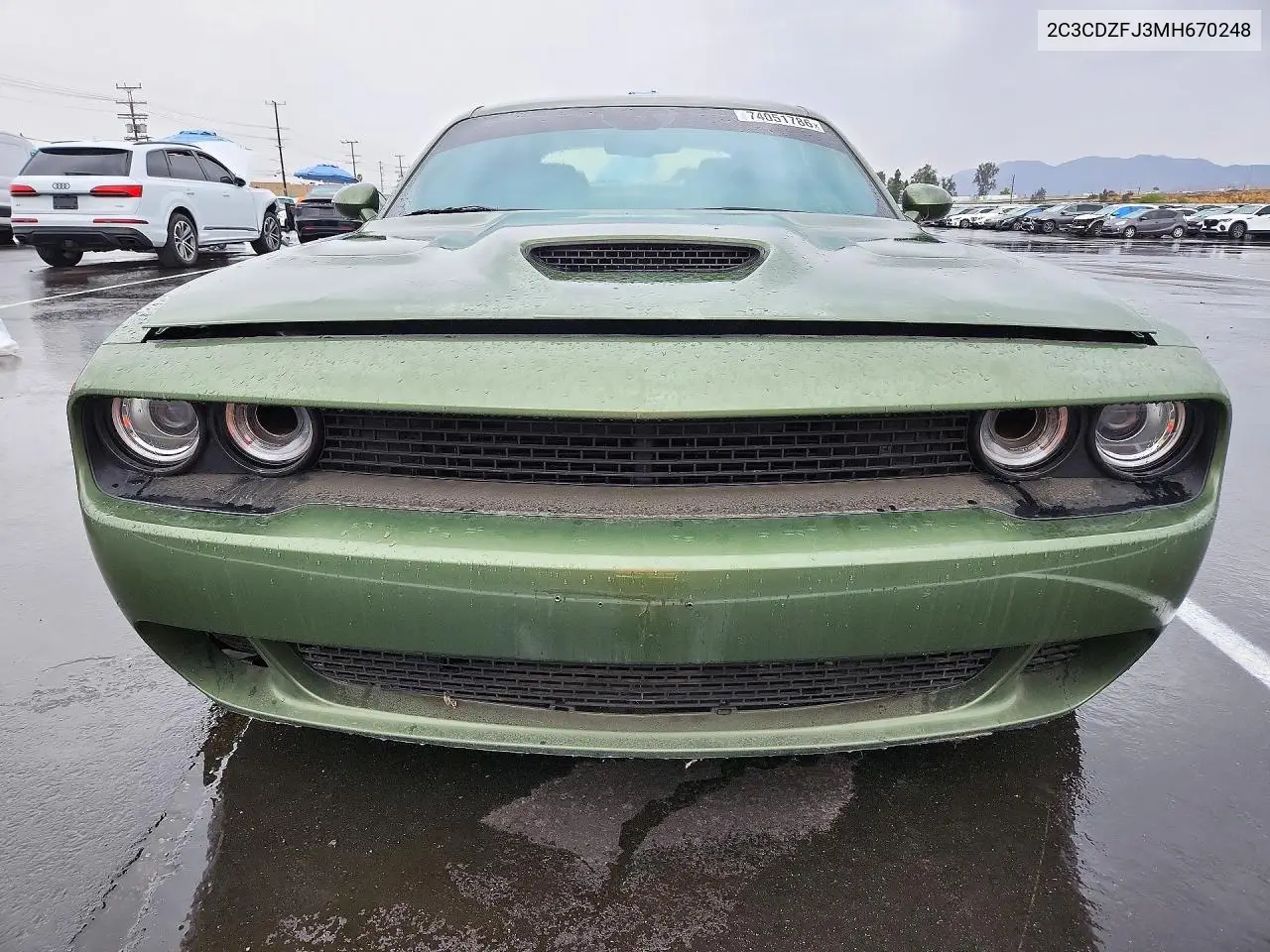 2021 DODGE CHALLENGER VIN 2C3CDZFJ3MH670248 — фото 5