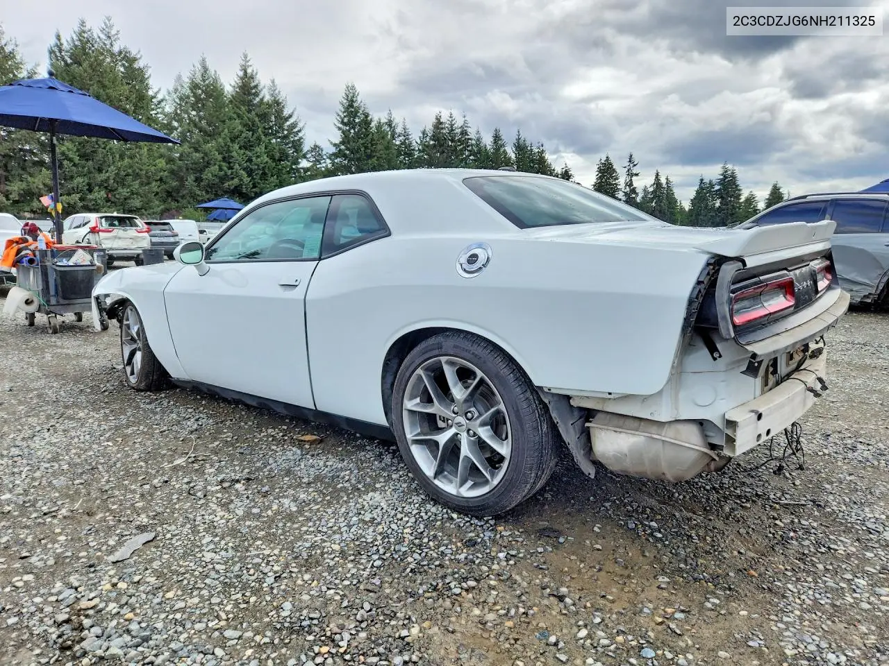2022 DODGE CHALLENGER VIN 2C3CDZJG6NH211325 — фото 2