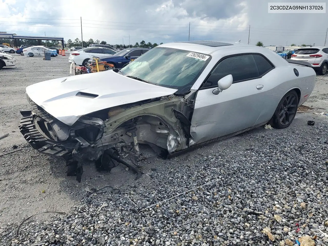 DODGE CHALLENGER 2022, VIN 2C3CDZAG9NH137026