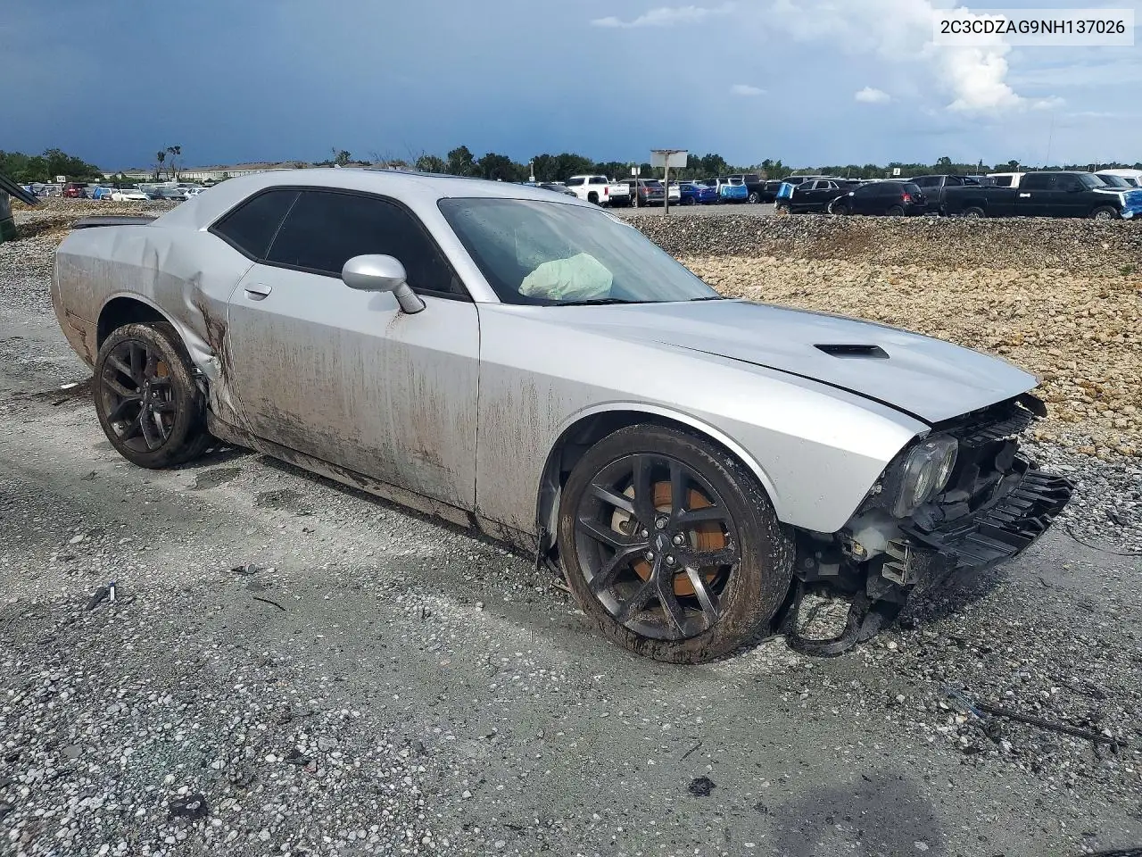 2022 DODGE CHALLENGER VIN 2C3CDZAG9NH137026 — фото 4
