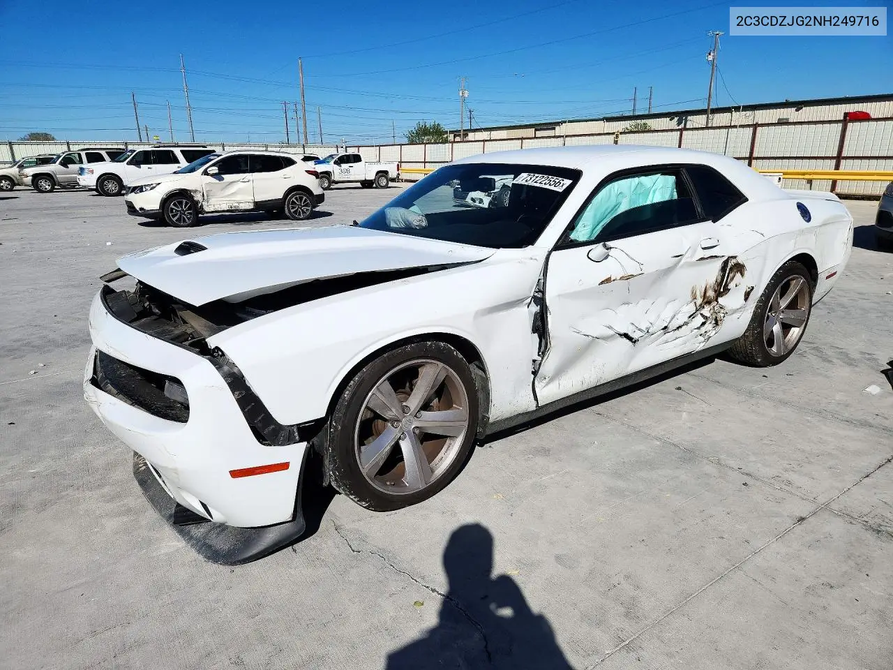 DODGE CHALLENGER 2022, VIN 2C3CDZJG2NH249716