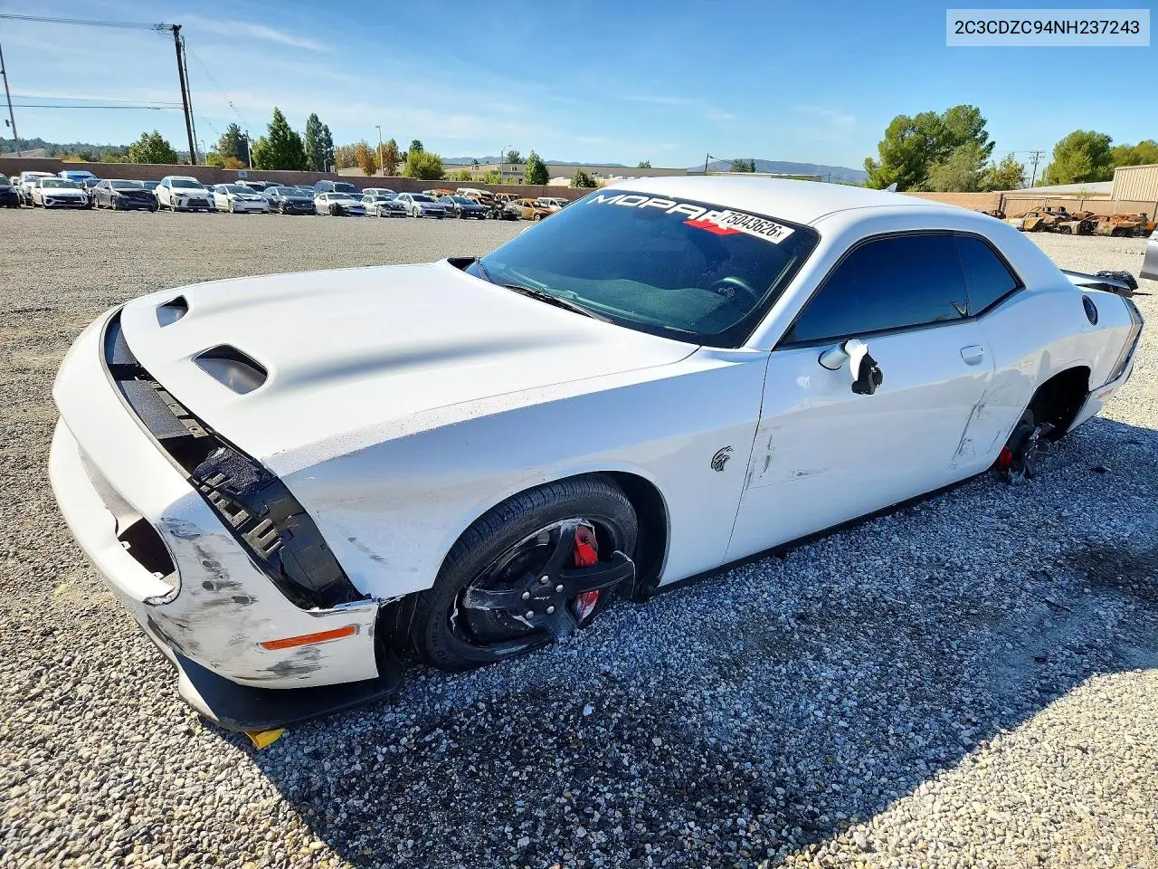 DODGE CHALLENGER 2022, VIN 2C3CDZC94NH237243