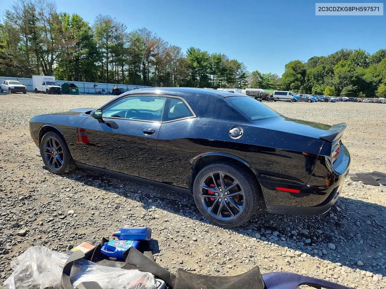 2023 DODGE CHALLENGER VIN 2C3CDZKG8PH597571 — фото 2