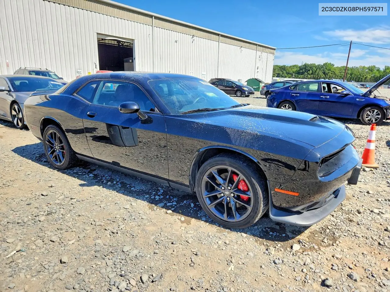 2023 DODGE CHALLENGER VIN 2C3CDZKG8PH597571 — фото 4