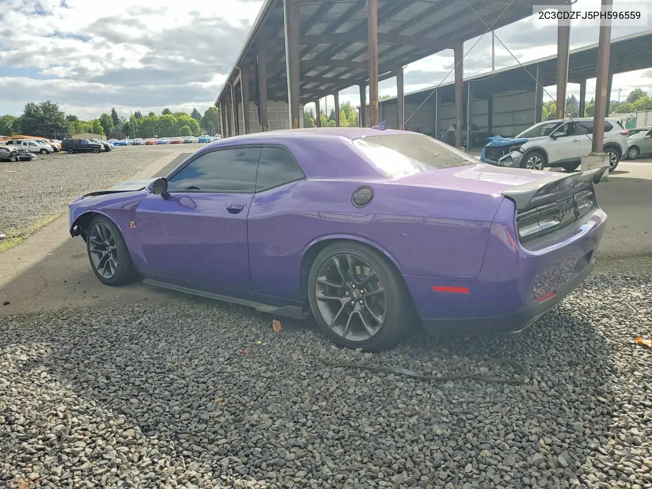 2023 DODGE CHALLENGER VIN 2C3CDZFJ5PH596559 — фото 2