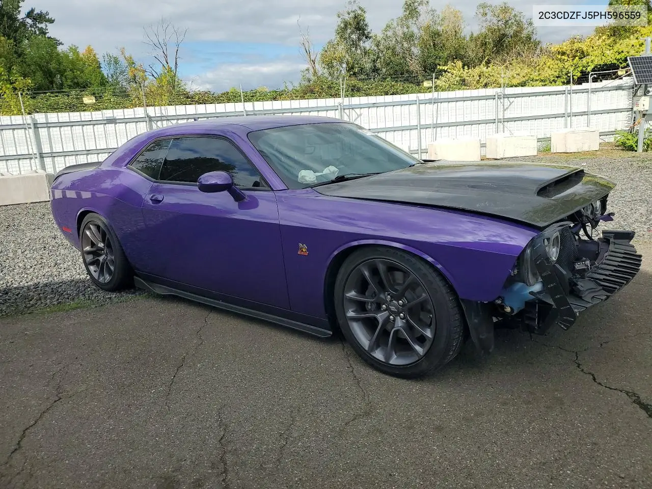 2023 DODGE CHALLENGER VIN 2C3CDZFJ5PH596559 — фото 4